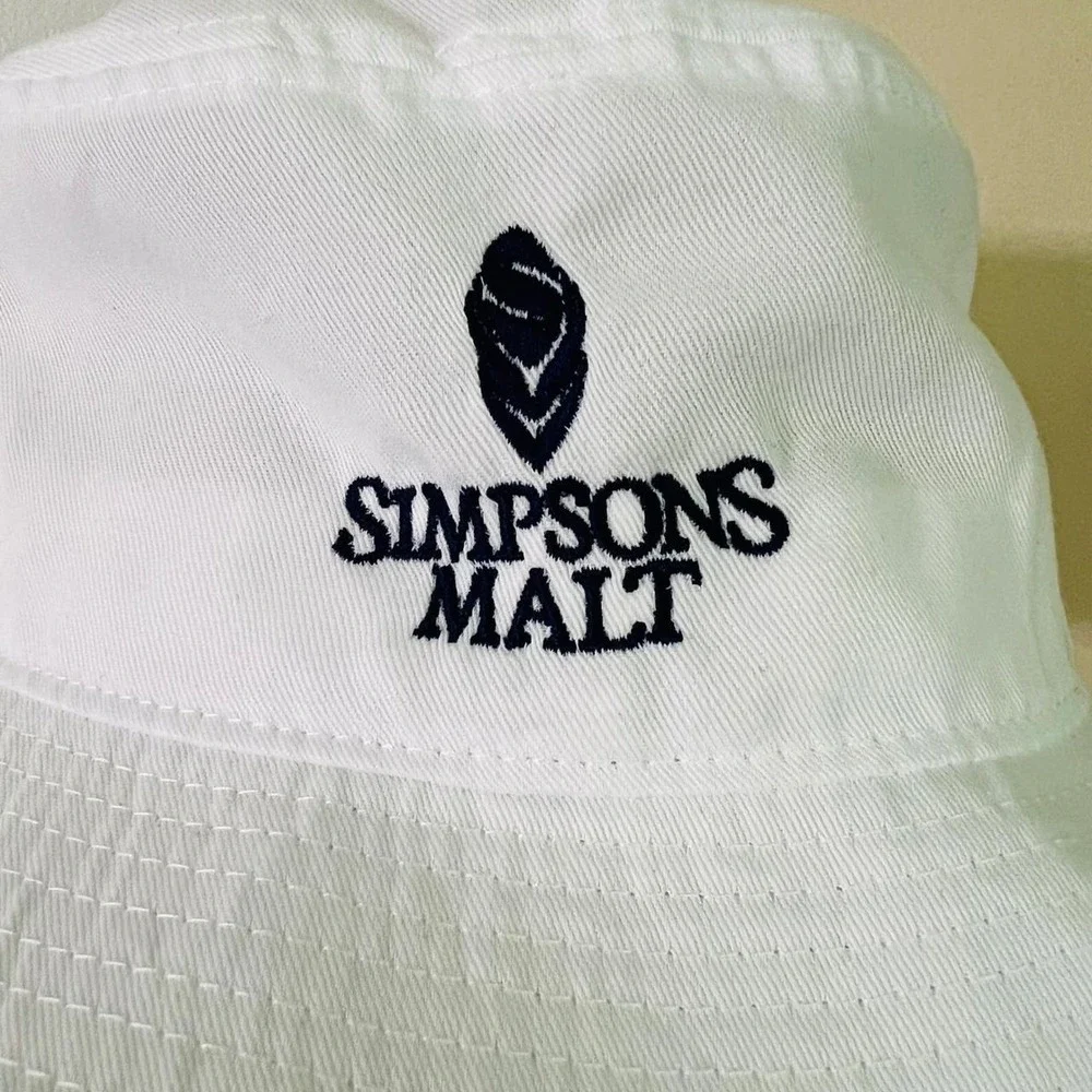 Atlantis Beer and Malting in Las Vegas Simpsons Malt White Bucket Hat Mens